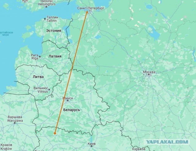 Остановить прилёты по Питеру.