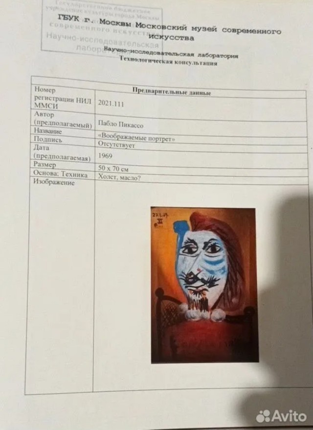 Картина Пикассо