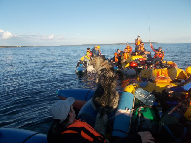 Сплав по реке Умба, Кольский полуостров с выходом в Белое море