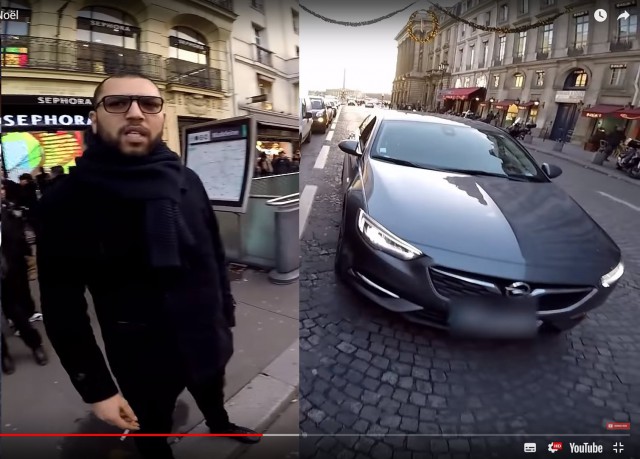 «Хотел быть полицейским, но провалил тест»: в Париже мотоциклист в костюме Санта-Клауса помог задержать нарушительницу