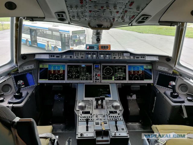 Появилось видео испытаний МС-21-300 в Иркутске