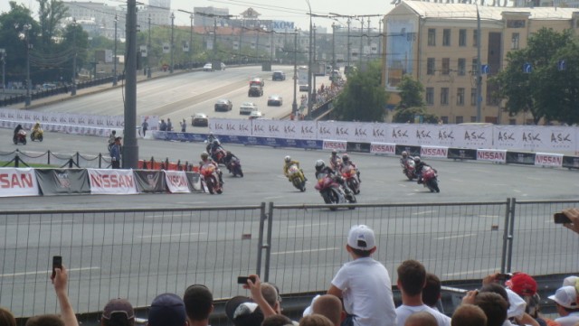 Bavaria Moscow City Racing 2010 - заезды и аварии