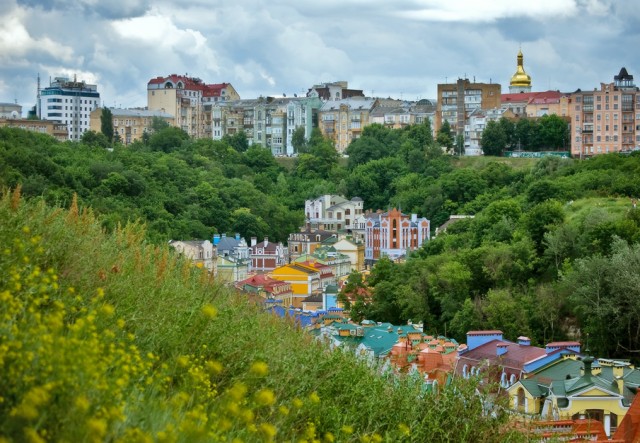 Город-призрак в центре Киева. Фоторепортаж