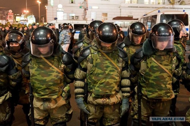 Беспорядки в Москве - продолжение возле Киевского