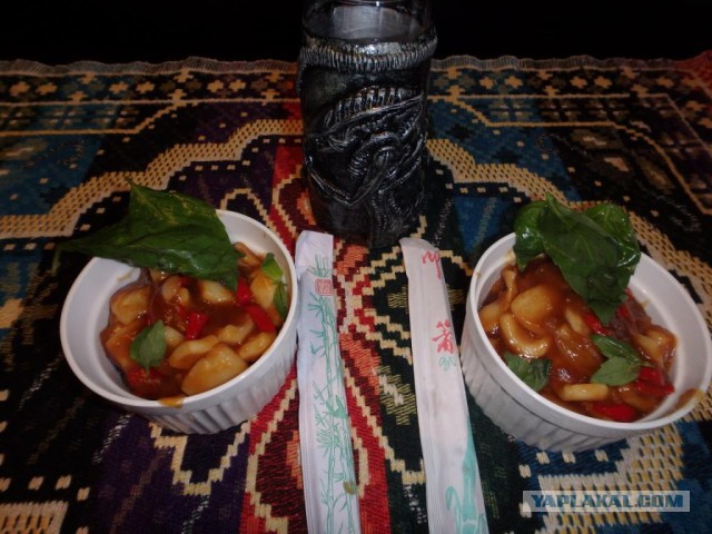 Кальмары (Three Cup Squid)