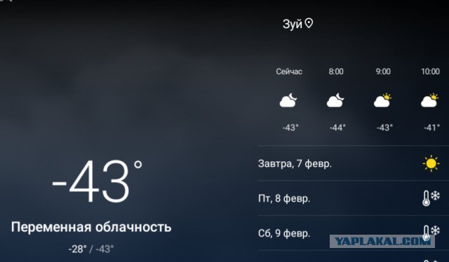 Про сибирские морозы