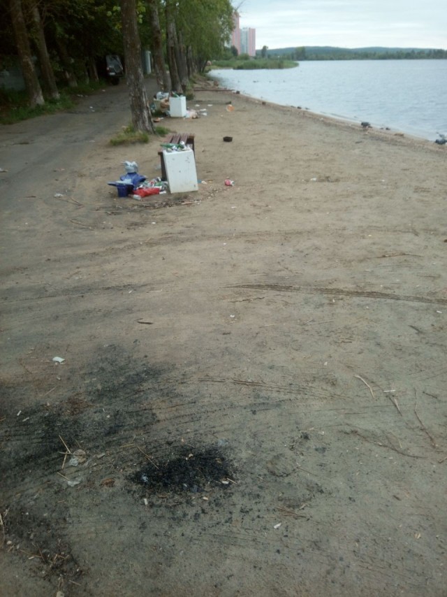 Екатеринбург. ВиЗ. "Дикий" пляж