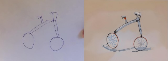 Нейросеть переделывает детские рисунки