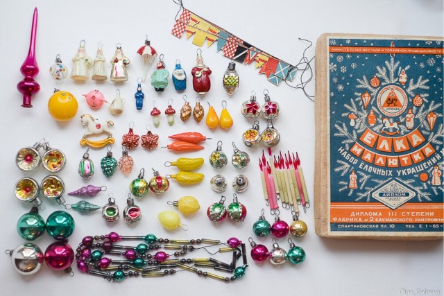 Новогодние украшения СССР