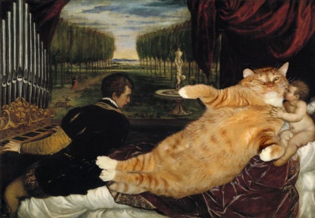 Коты в шедеврах мировой живописи