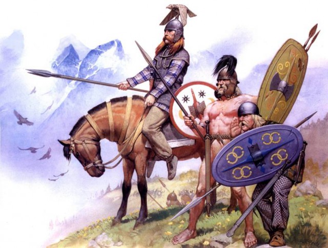 Экипировка античных воинов: галлы