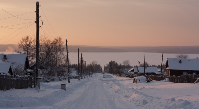 Зима в русской глубинке