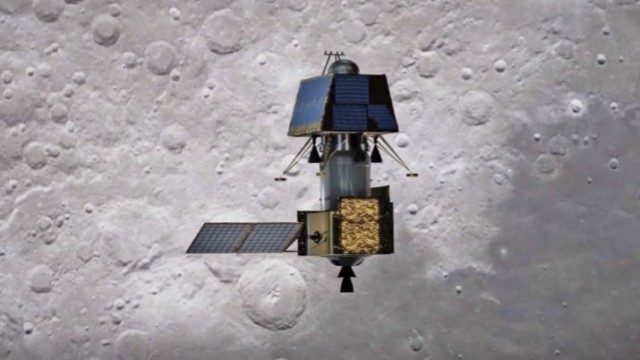 Посадка на луну: Трансляция посадки Chandrayaan-2  Индия