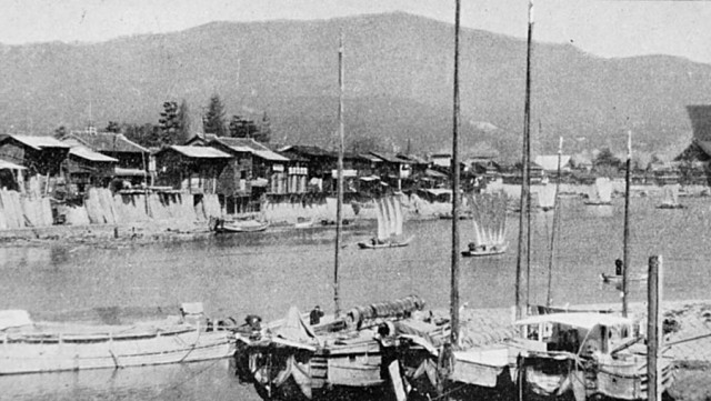 Хиросима до и после атомной бомбардировки, 1945 год.