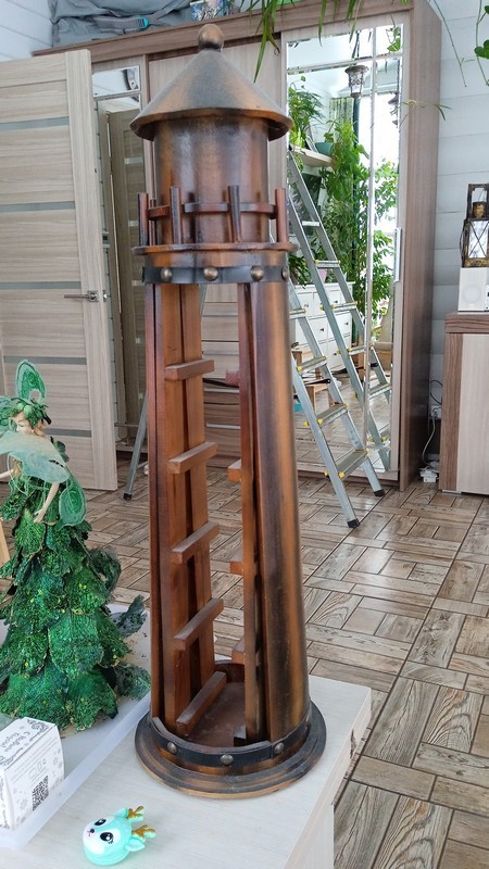 Строительство маяка из бутылочницы