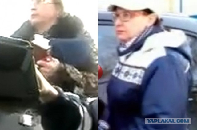 Королева бензоколонки давит гаишника.