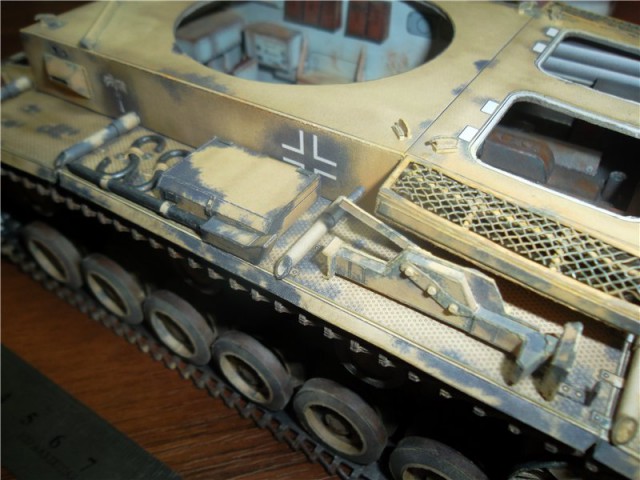 Pz.Kpfw.III Ausf.G - модель из бумаги