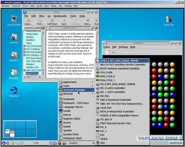 Эволюция дизайна интерфейсов операционных систем с 1981 по 2009 годы