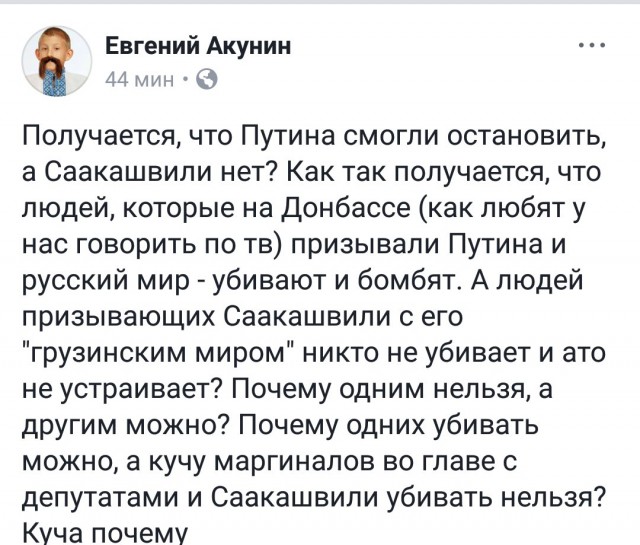 Последний рубеж: Саакашвили