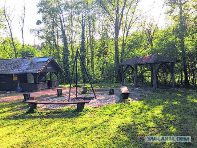 Шашлыки во дворе многоквартирного дома