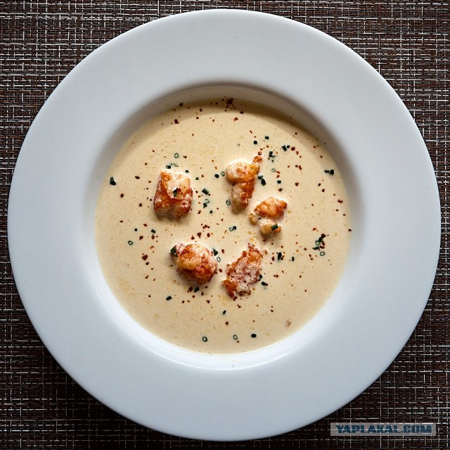 Биск из речных раков