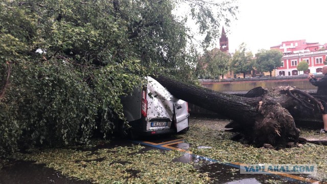 На итальянскую Верону обрушился ураган