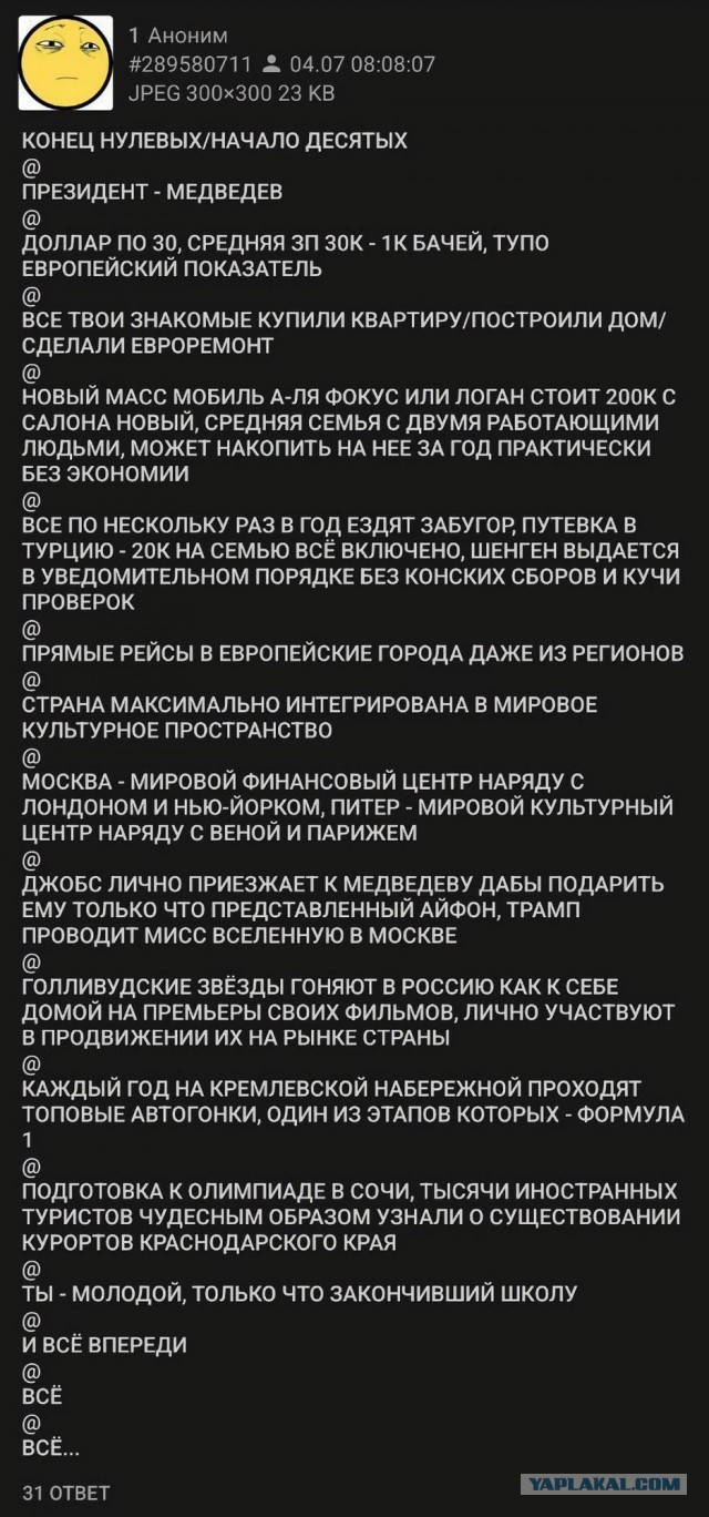 Когда и где мы свернули не туда?!