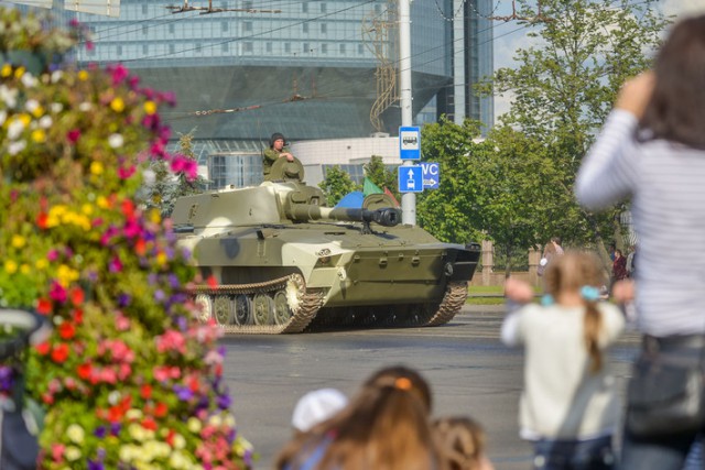 Репетиция парада в Минске