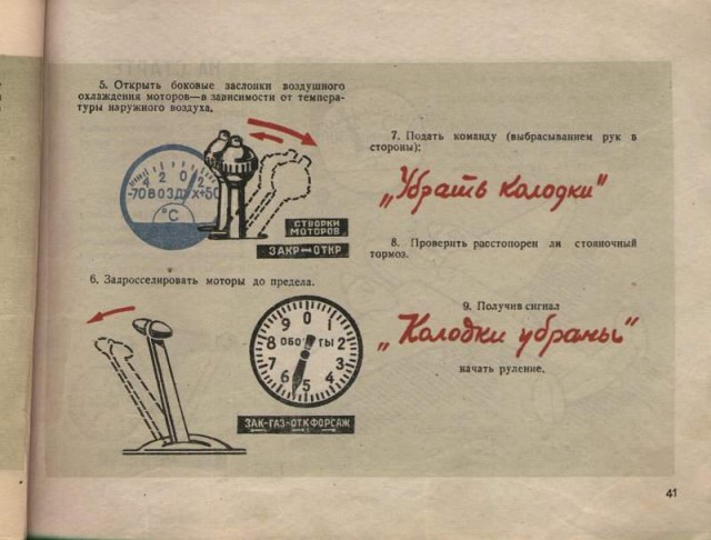 Инструкции по технике пилотирования