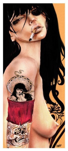 Курящие женщины от Brian M. Viveros