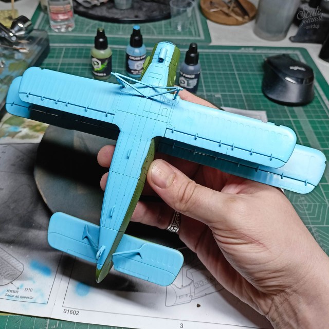 Сделал диораму с трудягой Ан-2 в подарок