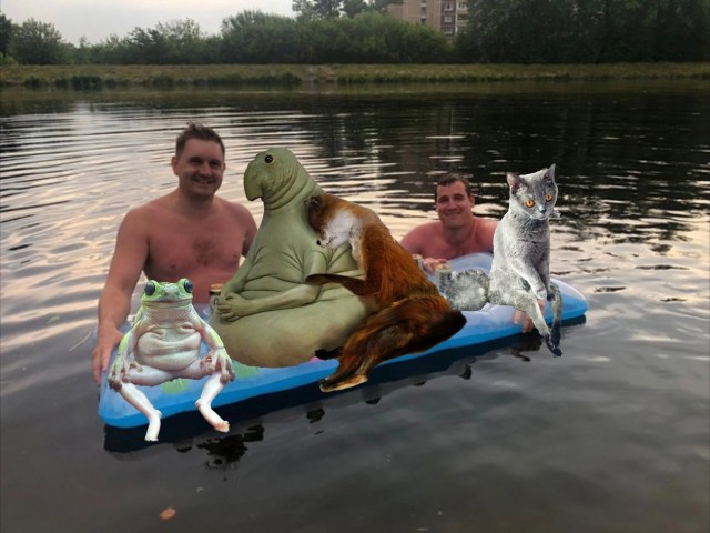 Фотожаба "Чуваки на отдыхе"