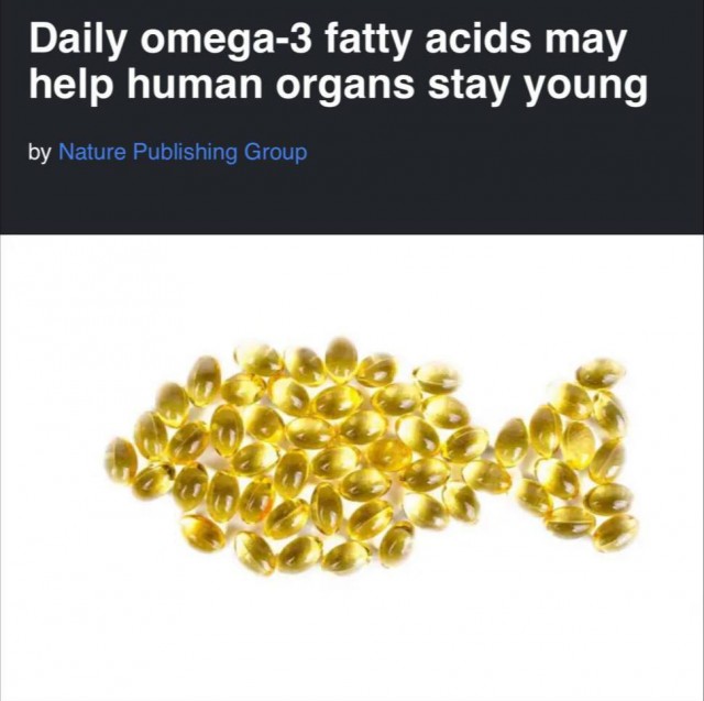 Исследование: омега-3 замедляет старение