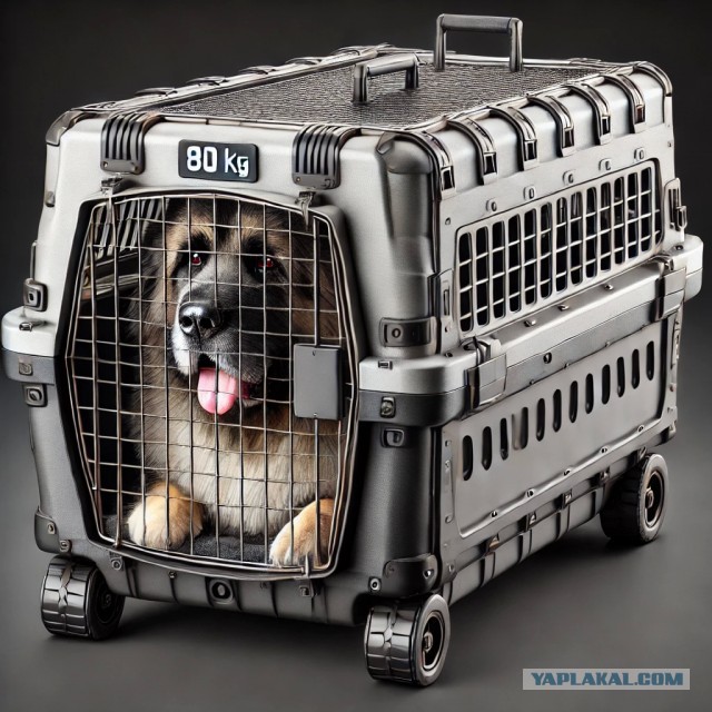 Пассажира не пустили в метро с большой собакой в наморднике и на поводке