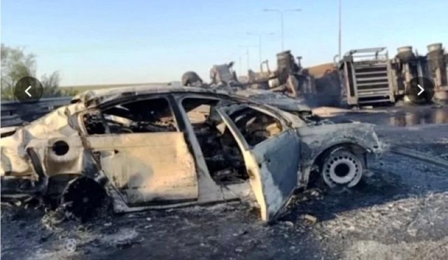 Страшная авария возле Платова