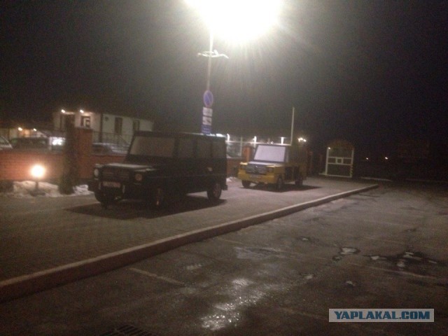 Мангал в форме Mercedes Gelandewagen