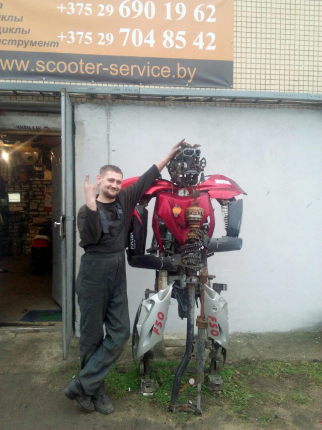 Восстановление скутера Honda Giorno