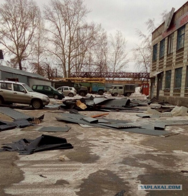 Ветренно сегодня в Новосибирске