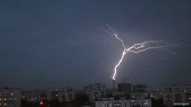 Молнии в Москве 7/05/12