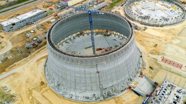 Артёмовская ТЭЦ. Градирни. Дрон