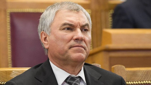 Вячеслав Володин занят действительно серьезными проблемами.А вы говорите они там в думе йухи пинают.