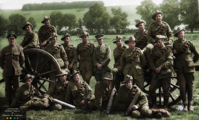 Артиллеристы и гранатометчики Первой мировой