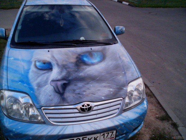 Аэрография автомобиля