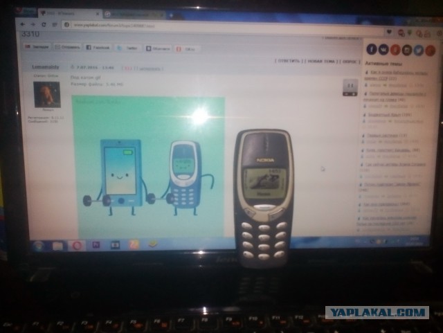 Nokia 3310. Немного удивился, разобрав его