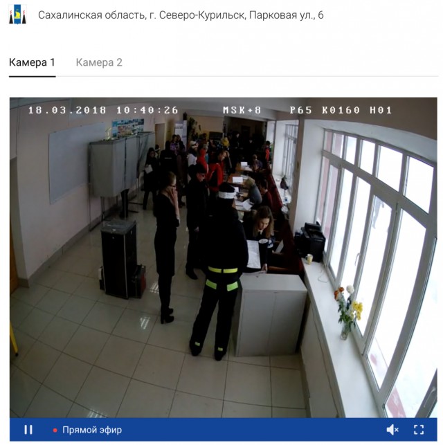 Видеотрансляция выборов 2018