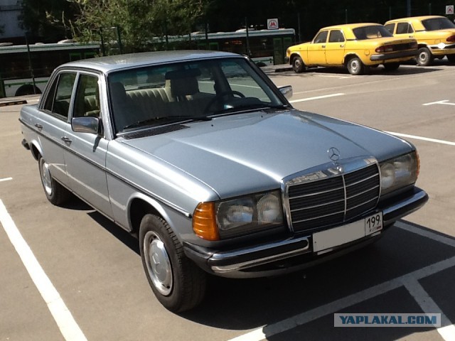 Законсервированный Mercedes W123