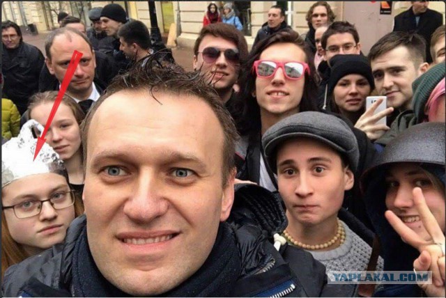 Навального задержали в центре Москвы