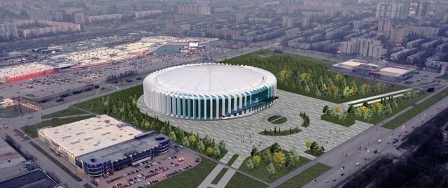 Дрон заснял, как при обрушении крыши во время сноса СКК "Петербурский" рабочий не успел вовремя вернуться в люльку...