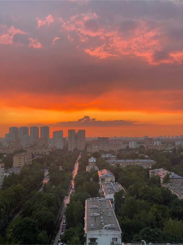 А какие закаты у вас?