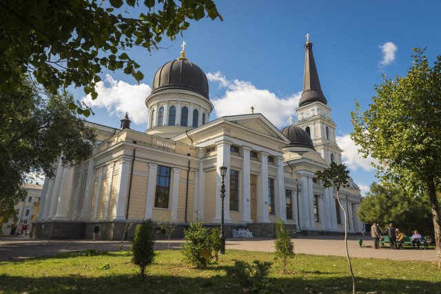 В Одессе получил значительные разрушения  Преображенский собор